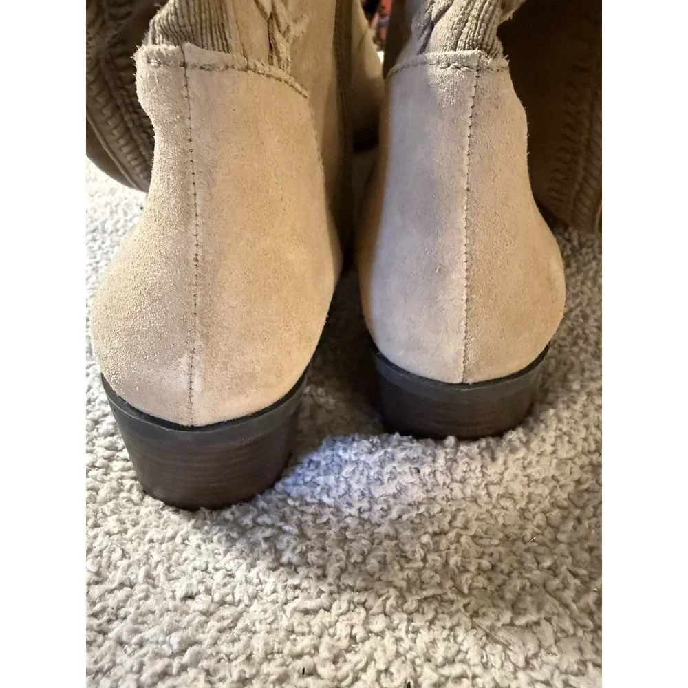 Vince Camuto Bendra Over-The-Knee Tall Boot Tan Suede Size 9.5M